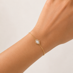 Stone Halo Bracelet