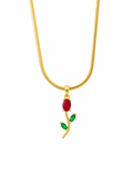Red and Green Tulip Pendant