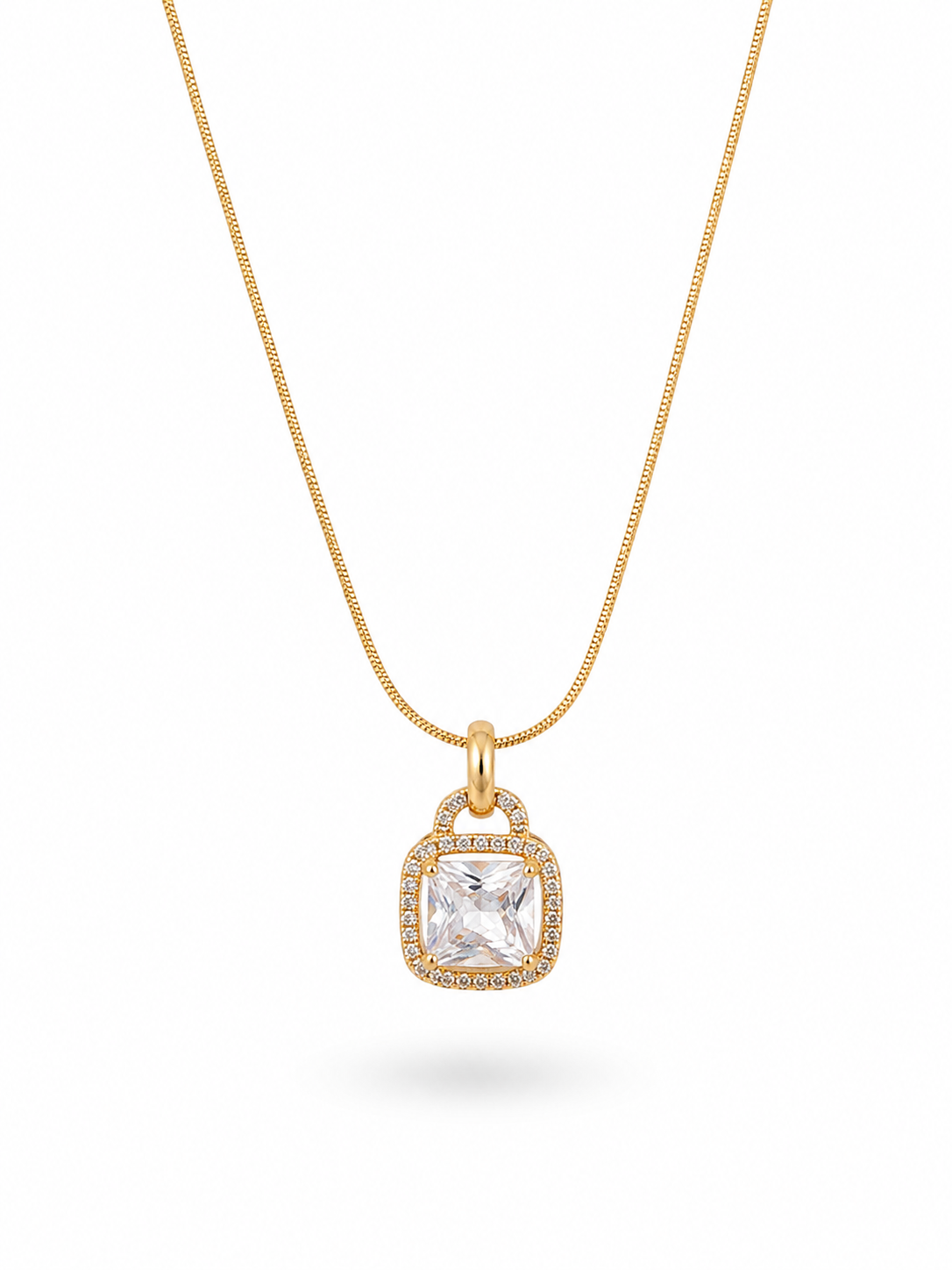 White Stone Pendant