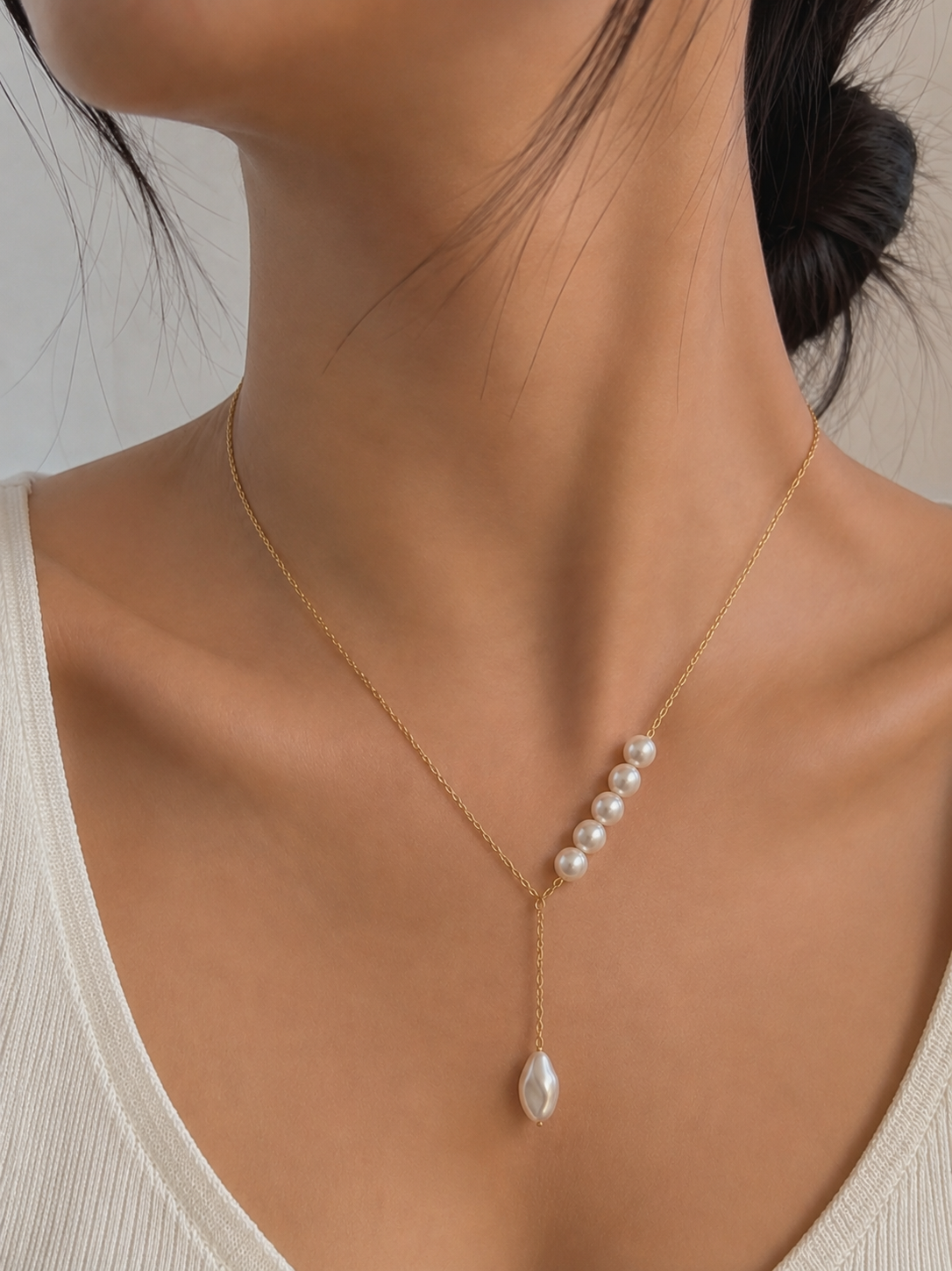 Pearl Drop Necklace