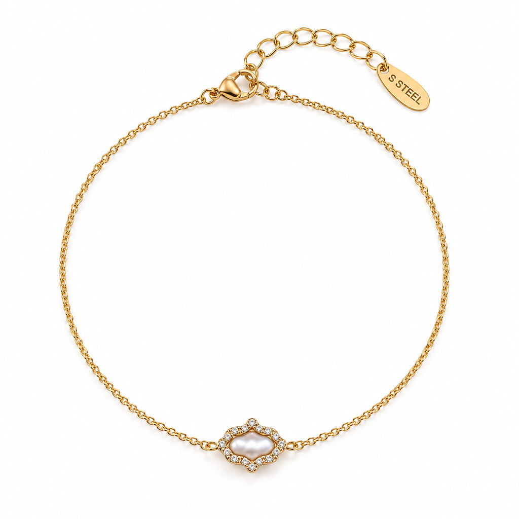 Stone Halo Bracelet
