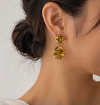 Aurora Ripple Drop Earrings
