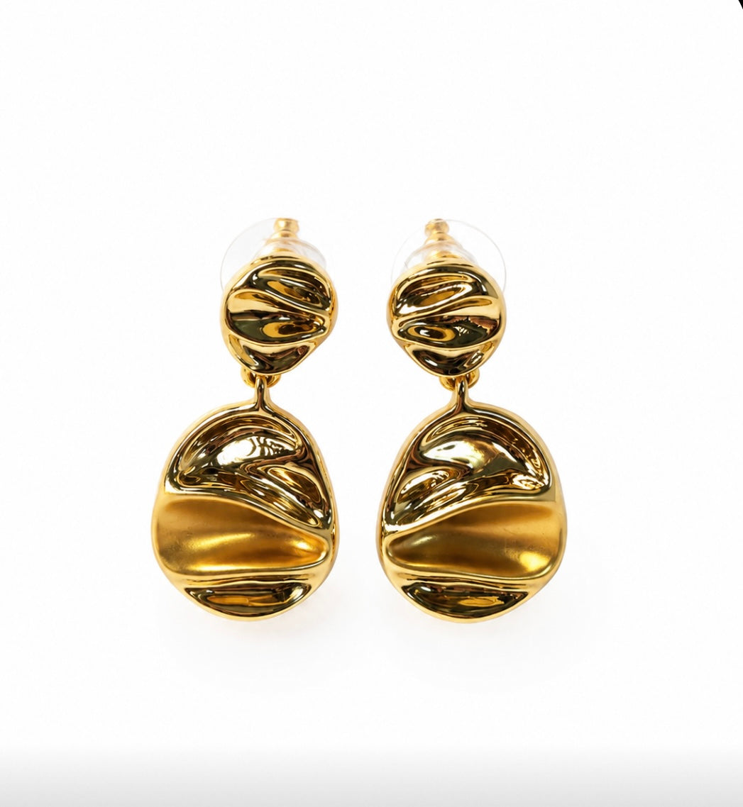 Aurora Ripple Drop Earrings
