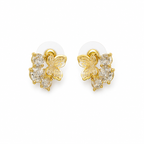 Butterfly Bloom Crystal Stud Earrings