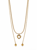 Double Layer Heart Necklace