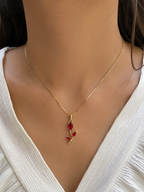 Red Tulip Pendant