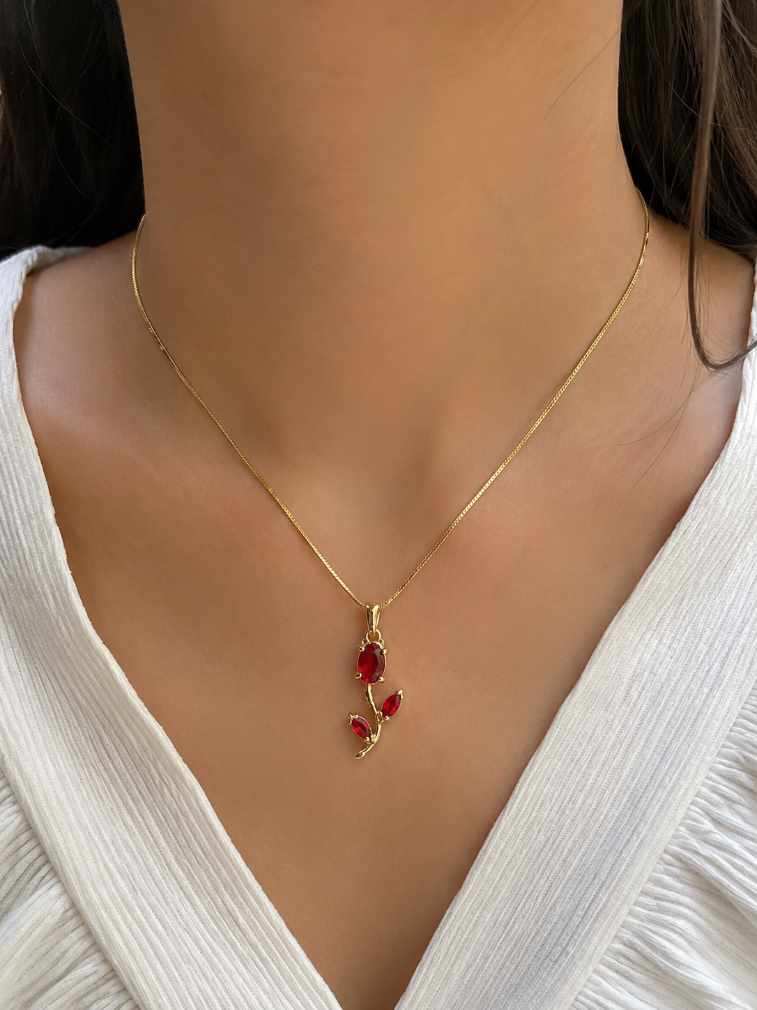 Red Tulip Pendant
