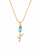 Sky Blue Tulip Pendant