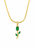 Green Tulip Pendant