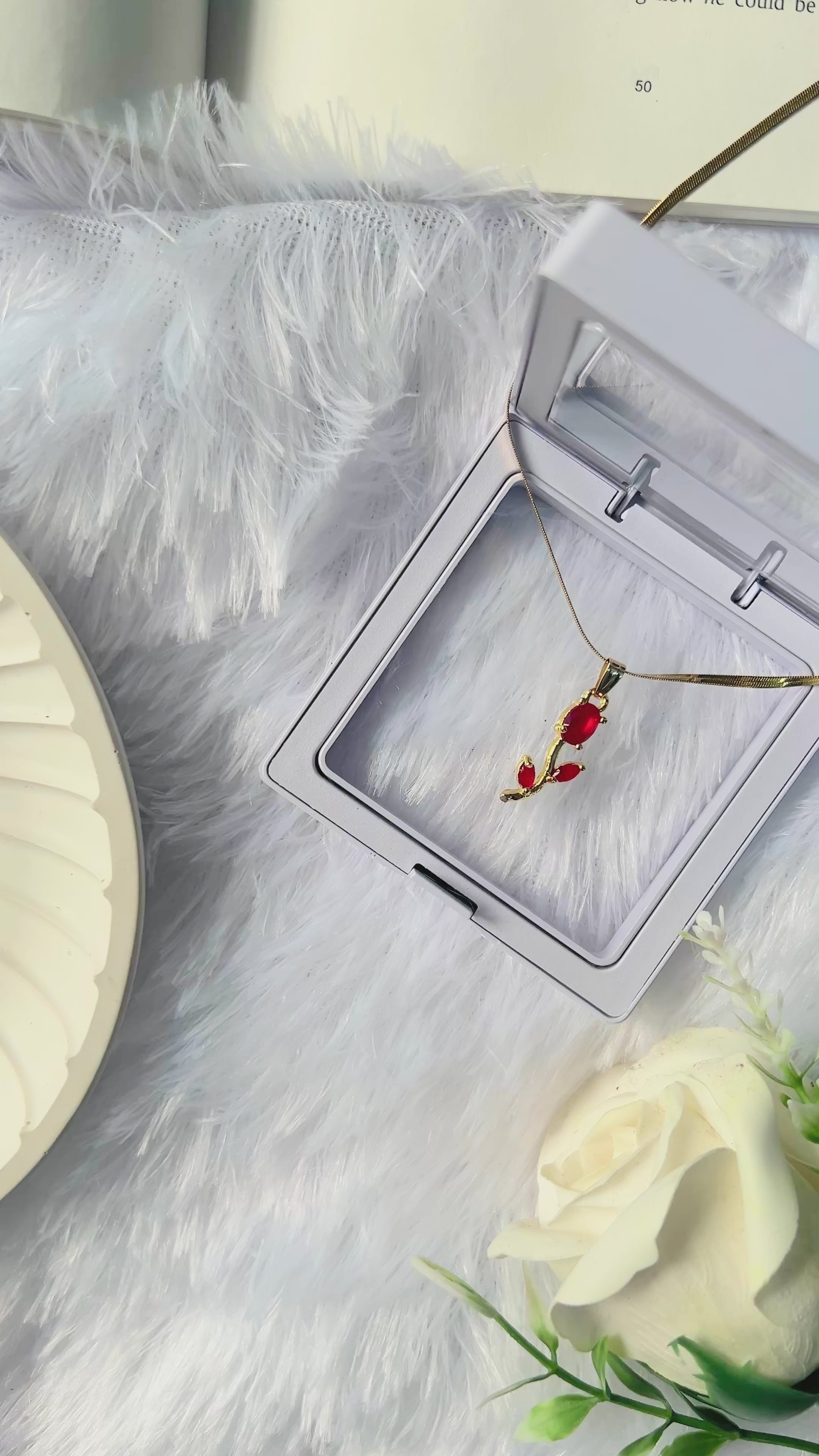 Red Tulip Pendant