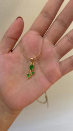 Green Tulip Pendant